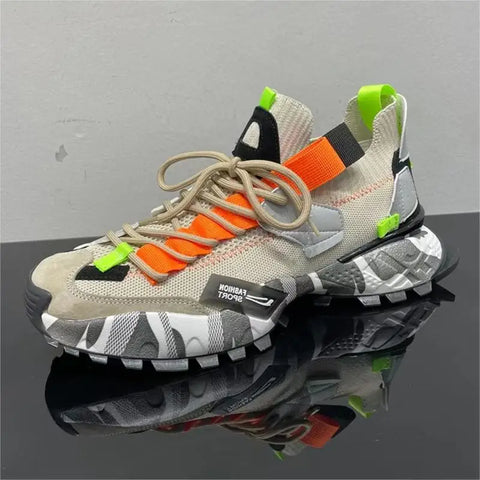 Buy Custom Logo Casual Sports Shoes Men Plus Size Other Trendy Designer Sneakers For Men online at Fashionner.