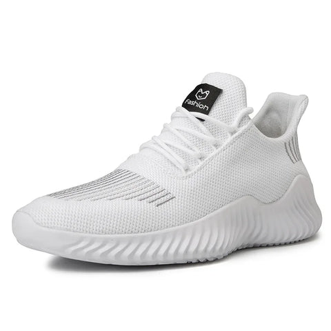 Buy Four Seasons Odm Oem New Flying Weave Mesh Sneakers Men'S 47 Size Shoes Lightweight Breathable Running Sport Shoes online at Fashionner.