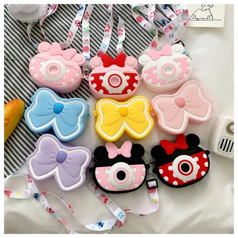 Buy Kawaii Cute New Bow Cartoon Fashion Silicone Purses Handbags Shoulder Bags For Kids online at Fashionner.