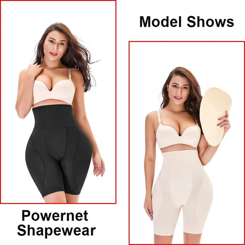 Buy High Waist Control Panties Body Shaper Tummy Control Padded Butt Lifter Women Lady Faked Butt Padded Panties online at Fashionner.