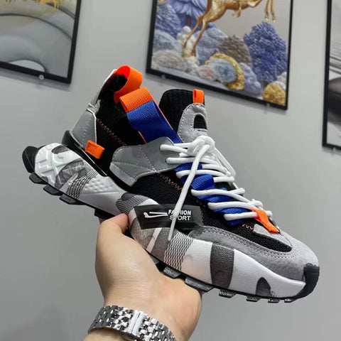 Buy Custom Logo Casual Sports Shoes Men Plus Size Other Trendy Designer Sneakers For Men online at Fashionner.