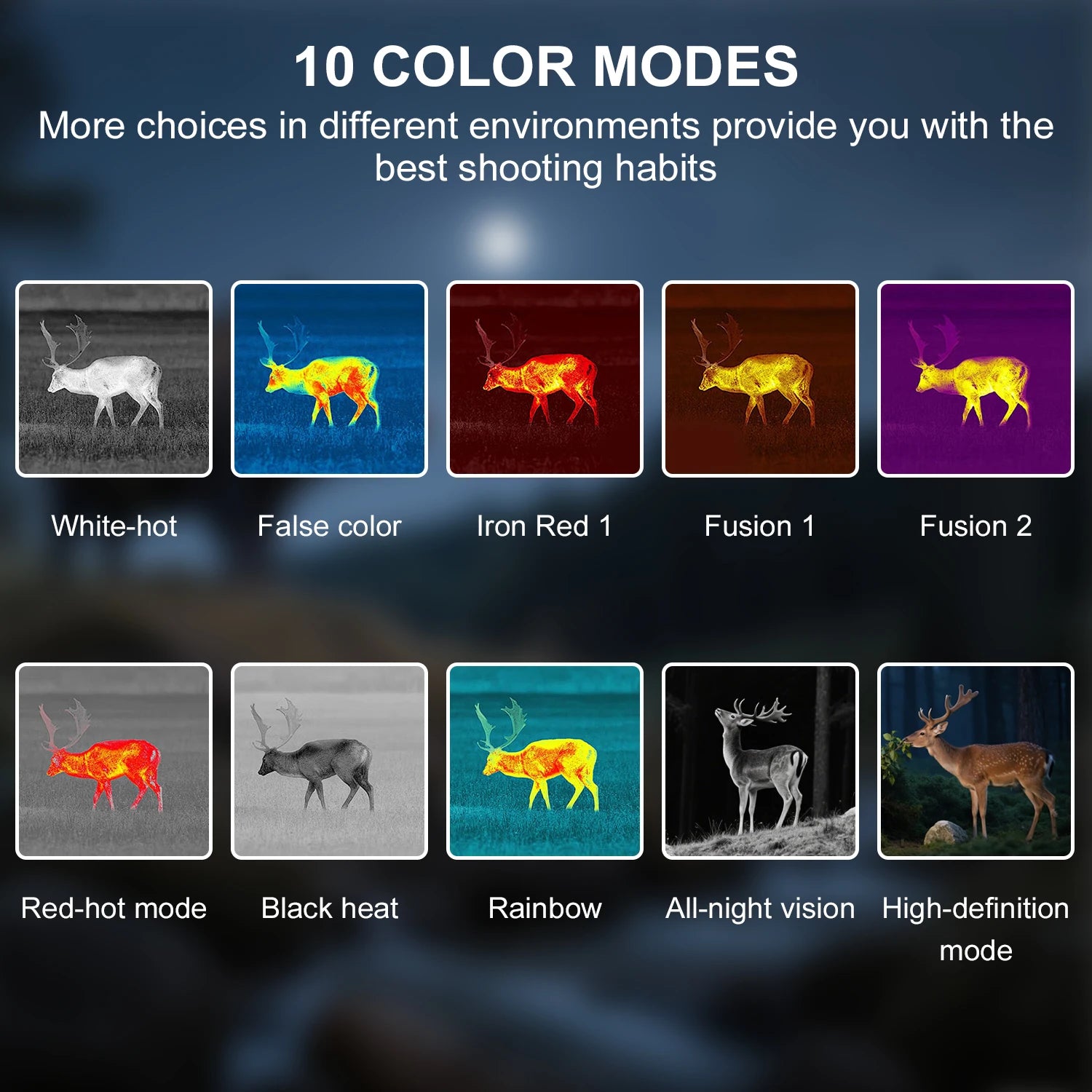 New Exclusive 4K Infrared Thermal Imaging Night Vision Device HD Outdoor Adventure Dual-use Thermal Imaging Night Vision Device