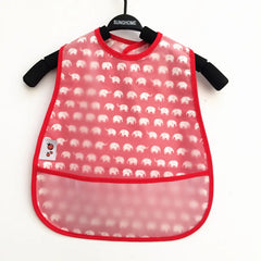 Boys Waterproof Lunch Feeding Apron Cartoon Pattern Cotton Baby Bibs Sleeveless Adjustable Boy Girl Feeding Bibs Apron - Fashionner