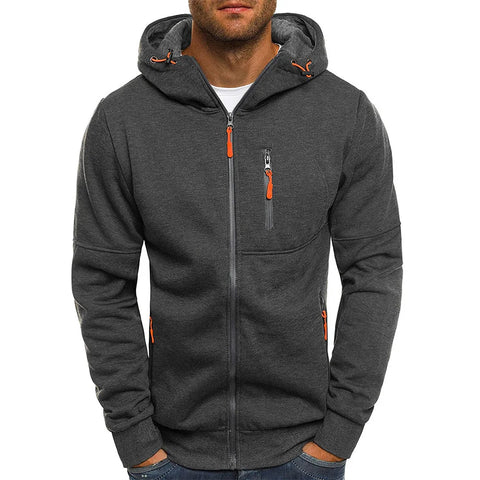Buy Essentials Men'S Polyester Zip Up Frog Hoodie Oversized Casual Outwear Men Jacket Sweatshirts Hoodie online at Fashionner.
