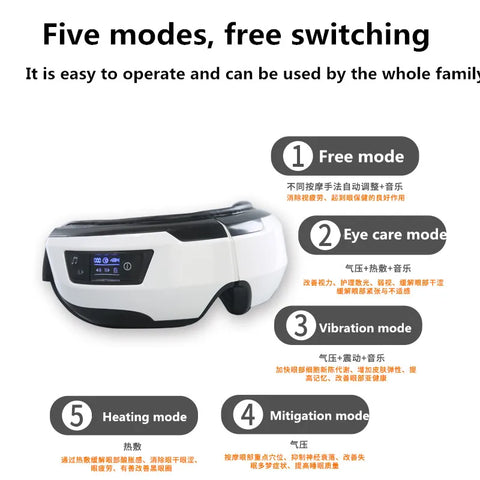 Buy Portable Wireless Rechargeable Smart Eye Massager online at Fashionner.