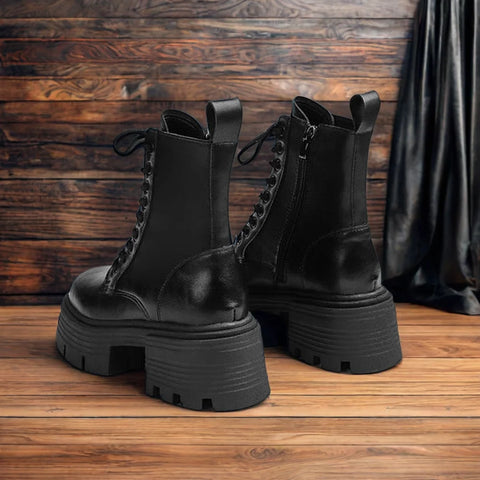 Buy Custom Logo Martin Boots Women Shoes New Styles Low Heels Fashion Designer Motorcycle Boots online at Fashionner.