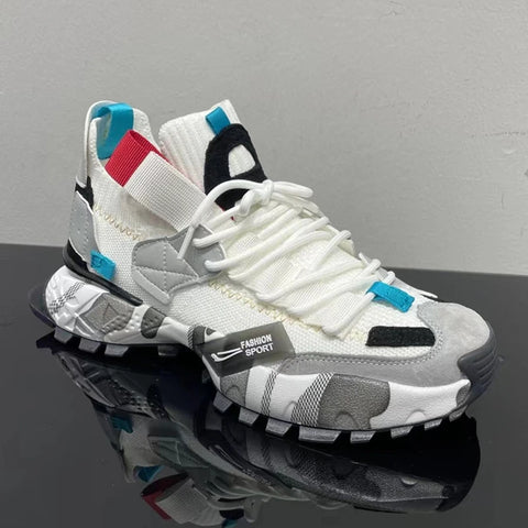 Buy Custom Logo Casual Sports Shoes Men Plus Size Other Trendy Designer Sneakers For Men online at Fashionner.