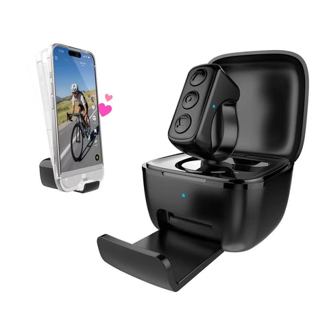 Bague de défilement TikTok, support de téléphone, télécommande pour IOS Android, en plastique, tourne-page pour Kindle et applications, pour les selfies et l'enregistrement vidéo
