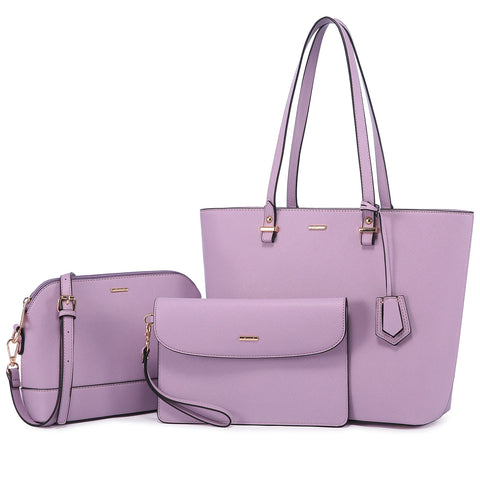 Buy Lovevook Wholesale Custom Logo Design Elegance 3 Pieces Ladies Hand Bag Big Tote Shoulder Bags Women Handbags Set online at Fashionner.