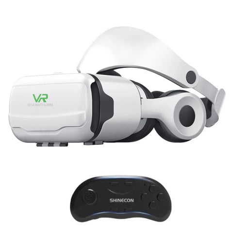 Buy Vr Shinecon G02Ef+B01 Handle Mobile Phone 3D Virtual Reality Vr Game Helmet Glasses With Headset online at Fashionner.