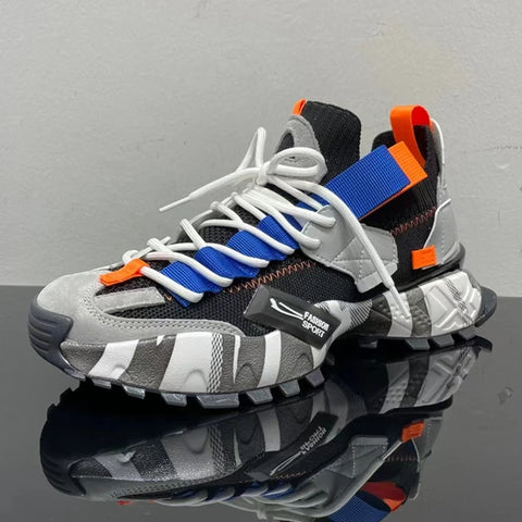 Buy Custom Logo Casual Sports Shoes Men Plus Size Other Trendy Designer Sneakers For Men online at Fashionner.