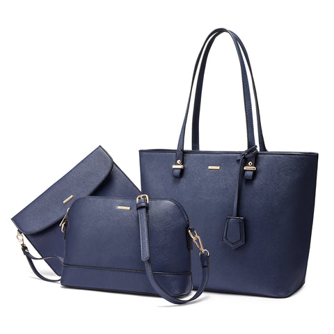 Buy Lovevook Wholesale Custom Logo Design Elegance 3 Pieces Ladies Hand Bag Big Tote Shoulder Bags Women Handbags Set online at Fashionner.