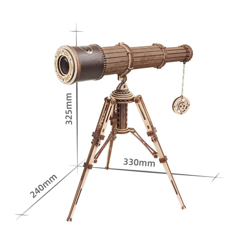 Buy Cpc Certificated Robotime Gift Kit Monocular Telescope Diy Crafts 3D Wooden Puzzle For online at Fashionner.