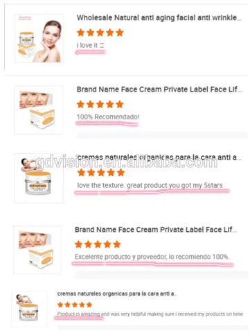 OTVENA Instant Face Lift Cream - Anti-Wrinkle and Skin Tightening Formula for Youthful Appearance