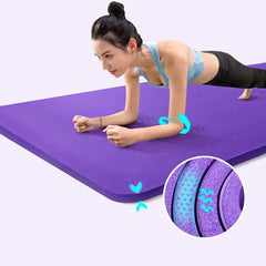 Wholesale Price Custom Non-slip Fitness High Quality Eco Friendly Anti-skid Sports Fitness Mat 10mm Thick Gym Yoga Mat