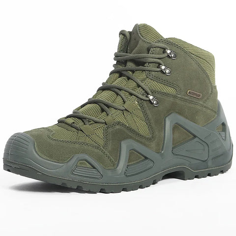 Buy Custom Logo Climbing Shoes Waterproof Boots Rubber Sole Top Quality Men Hiking Boots online at Fashionner.