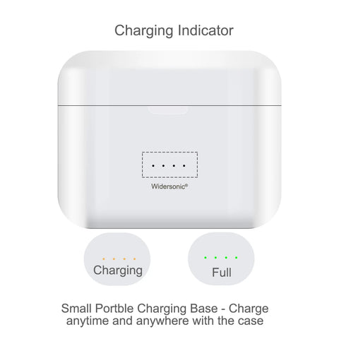 elders Rechargeable Hearing Aids V30 Intelligent Audifonos Mini Inner Ear for Elderly Sound Amplifier for Deafness with Charging Case - Fashionner
