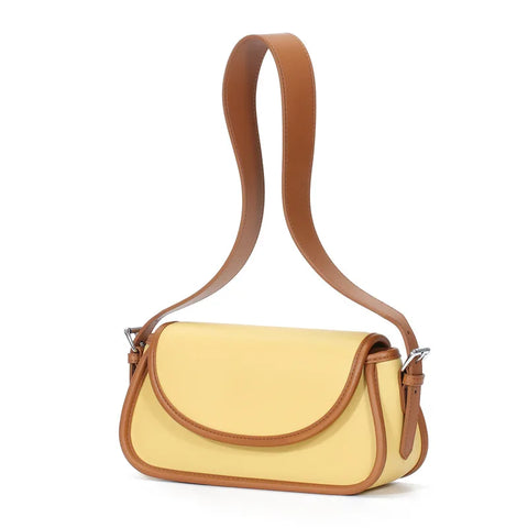 Buy Bm8043 New Fashion Korean Style Genuine Leather Handbag Women'S Bag Niche Design Crossbody Fashion Shoulder Underarm Bag online at Fashionner.