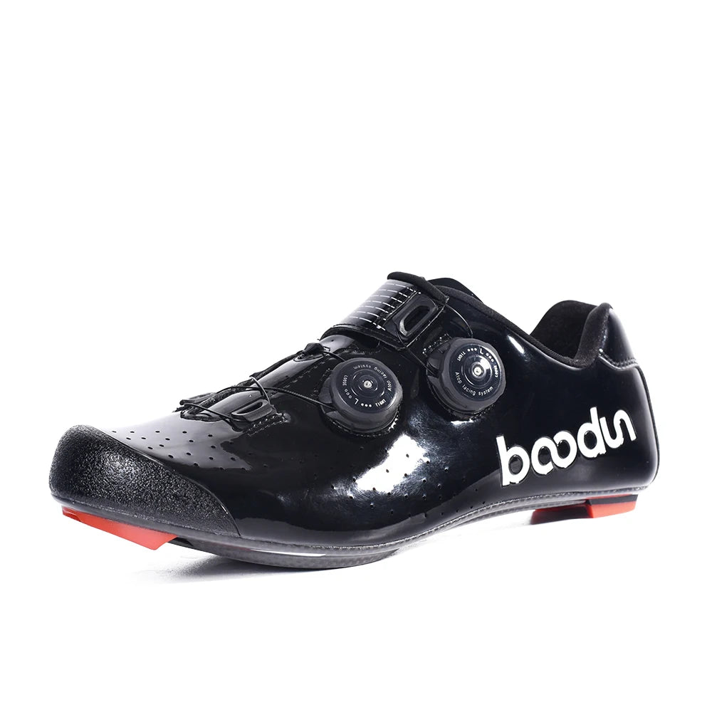 Professional Highway & Road Cycling Shoes for Men | Breathable & Lightweight Carbon Fiber Racing Bike Shoes | Quick-Lace System for Speed & Comfort