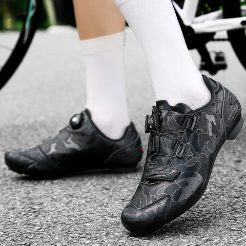 2024 Newest Carbon Sole Cycling Shoes Sidebike Professional Breathable Non  Slip Biking Shoes