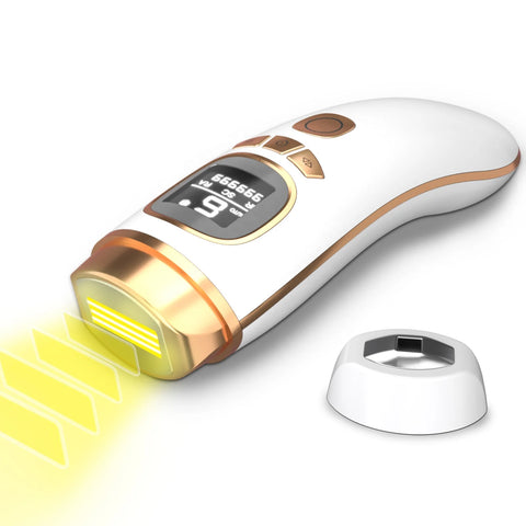 Buy Home Epilator 999999 Flashes Ice Cool Laser Face Back Remover Painless Permanent Hair Removal For Men Women online at Fashionner.