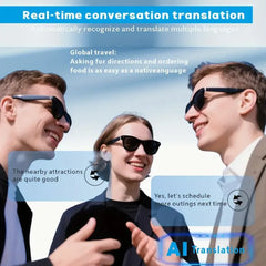 SENBONO E13 Smart AI Translation Glasses Bluetooth Wireless Call Music Outdoor AI Smart Glasses Smart Sports Sunglasses