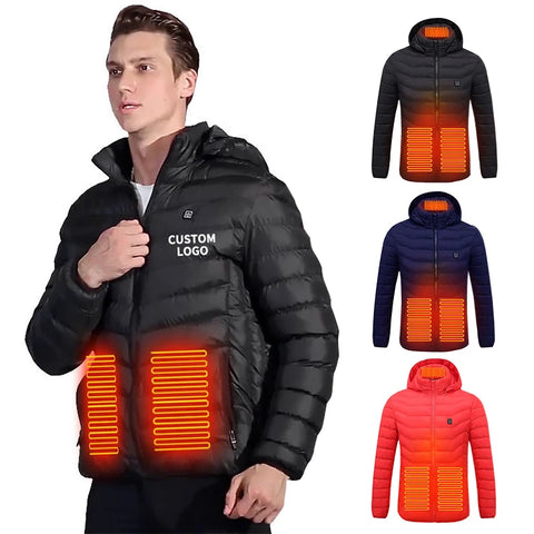 Buy Factory Wholesale Lightweight Insulated Warming Hoodie Winter Coat Clothes Heated Jacket online at Fashionner.