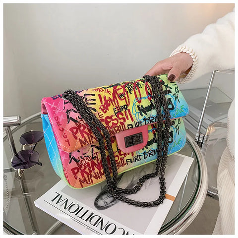 Buy Graffiti Bags Lady Hand Bag On Sale Wholesale Designer Handbags China Factory Wholesale Purse And Handbags For Women online at Fashionner.