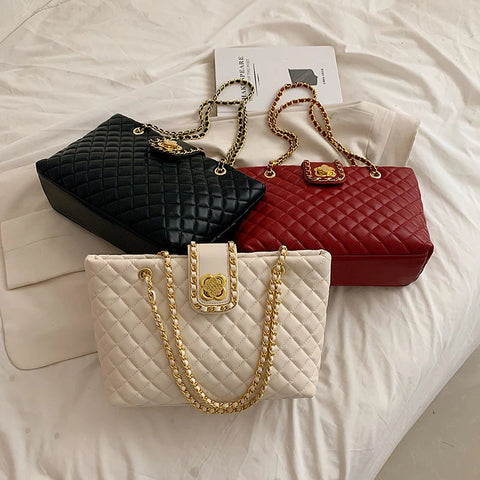 Buy Ladies Famous Brand Purses Large Capacity Luxury Handbags Women High Quality Chain Bags online at Fashionner.