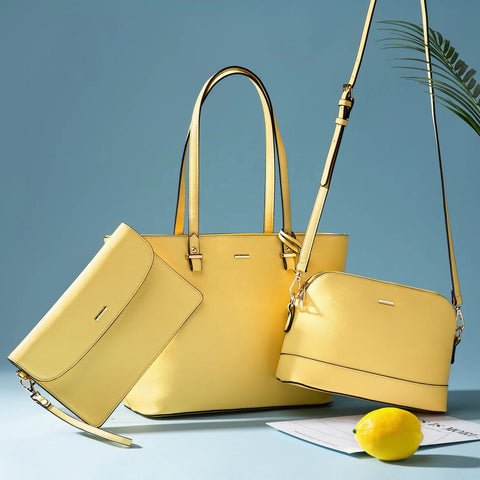 Buy Lovevook Wholesale Custom Logo Design Elegance 3 Pieces Ladies Hand Bag Big Tote Shoulder Bags Women Handbags Set online at Fashionner.