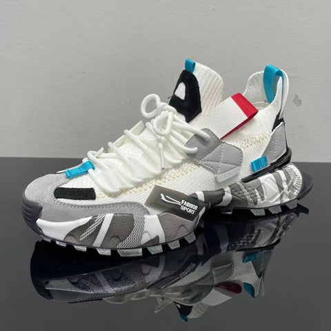 Buy Custom Logo Casual Sports Shoes Men Plus Size Other Trendy Designer Sneakers For Men online at Fashionner.