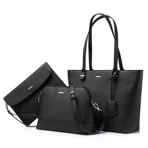 Buy Lovevook Wholesale Custom Logo Design Elegance 3 Pieces Ladies Hand Bag Big Tote Shoulder Bags Women Handbags Set online at Fashionner.