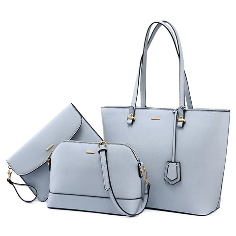 Buy Lovevook Wholesale Custom Logo Design Elegance 3 Pieces Ladies Hand Bag Big Tote Shoulder Bags Women Handbags Set online at Fashionner.