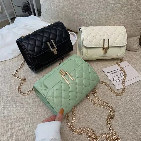 Buy Fashion Bags Niche Design Small Square Bags Summer Letter Wide Strap Shoulder Messenger Bags Women Purse And Handbags online at Fashionner.
