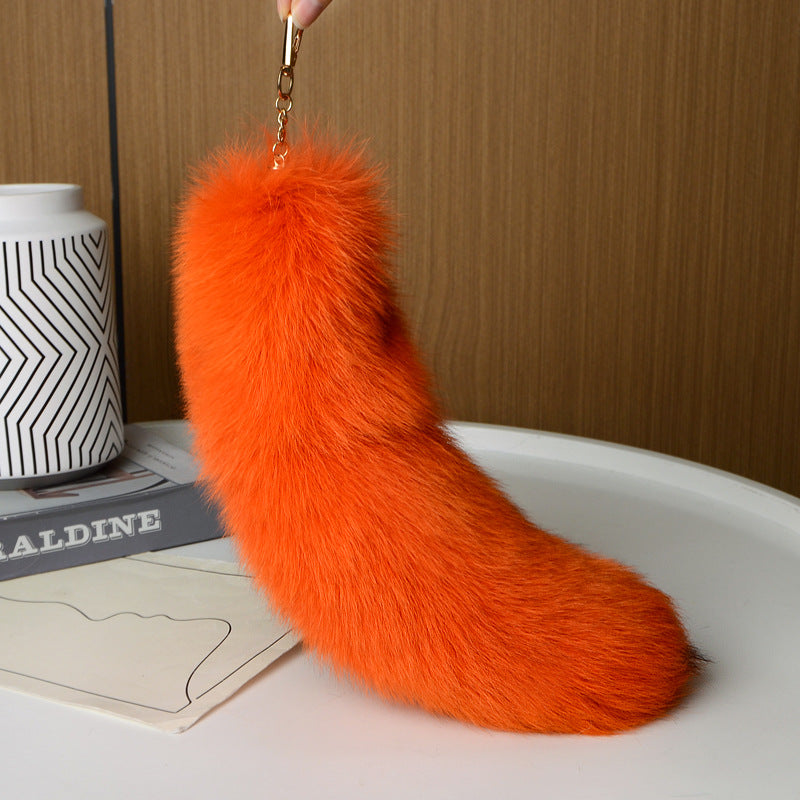 Personalized Plush Fox Tail Pendant Bag Hanging Ornaments