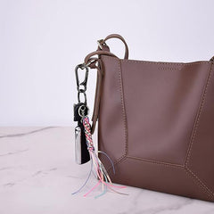 Alloy Metal Schoolbag Belt Car Key Ring