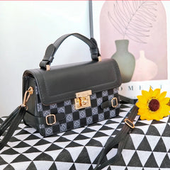 Comfortable Retro Small Square Pattern Ethnic Crossbody Bag - Fashionner