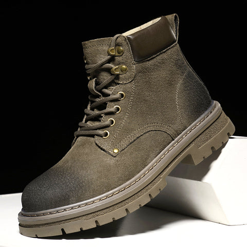 Chaussures de randonnée pour hommes, style britannique, style workwear