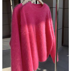 Mink Sweater Female Winter Thickened Autumn Clothes - Fashionner