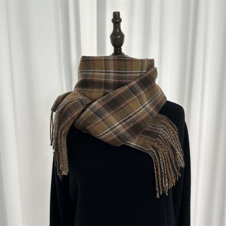 Fashion Plaid Scarf For Women - Fashionner