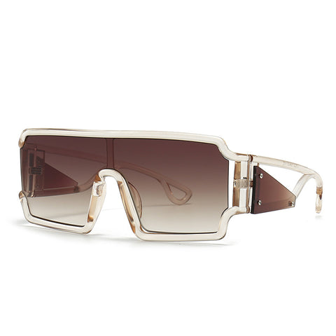Square Fashion Large Rim Vintage Sunglasses - Fashionner