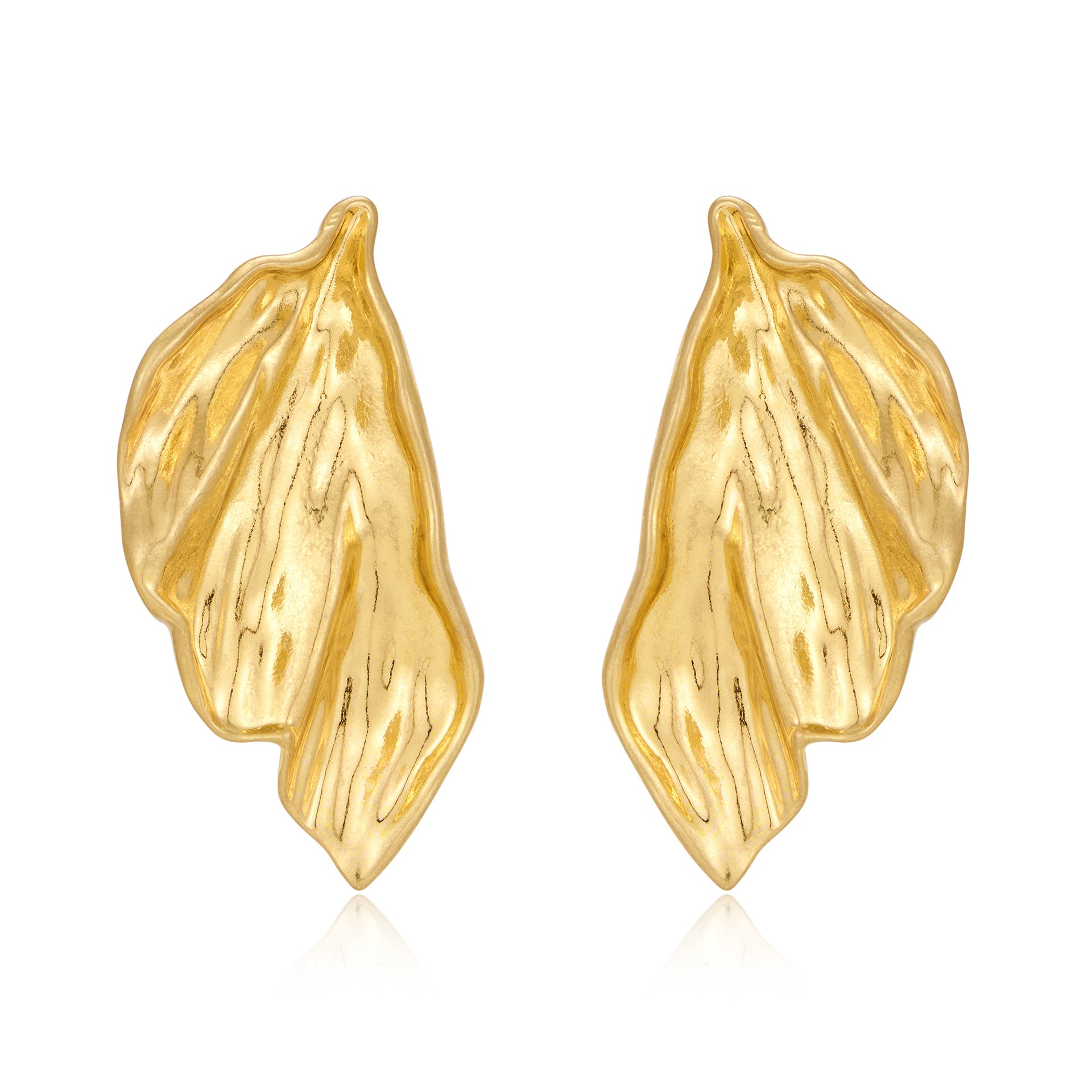 Buy European And American Retro Ear Studs Cold Style Maillard Autumn And Winter Leaf Ear Studs Simple Elegant High-End Light Luxury Women'S Earrings online at Fashionner.