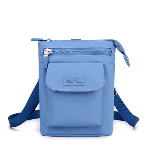 Sac à bandoulière en nylon pour téléphone portable de loisirs pour femmes