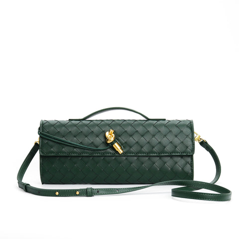 Sac bandoulière tissé mode pochette