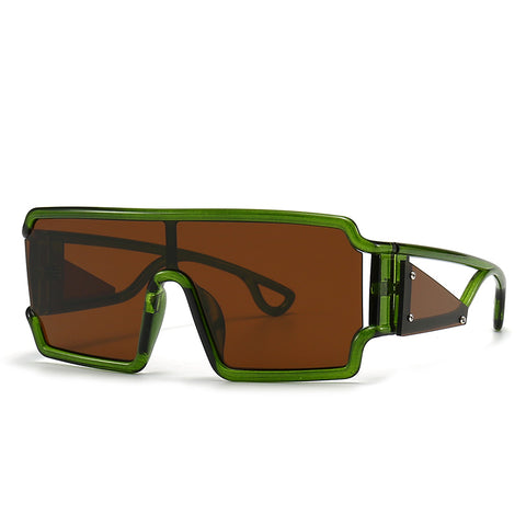 Square Fashion Large Rim Vintage Sunglasses - Fashionner