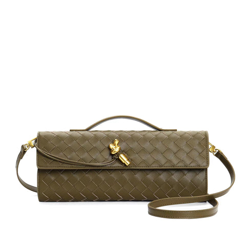 Sac bandoulière tissé mode pochette