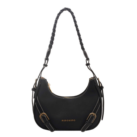 Retro Underarm Baguette Shoulder Selenodont Bag - Fashionner