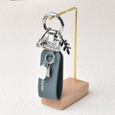 Ornement de suspension automobile Porte-clés cercle exquis et tendance