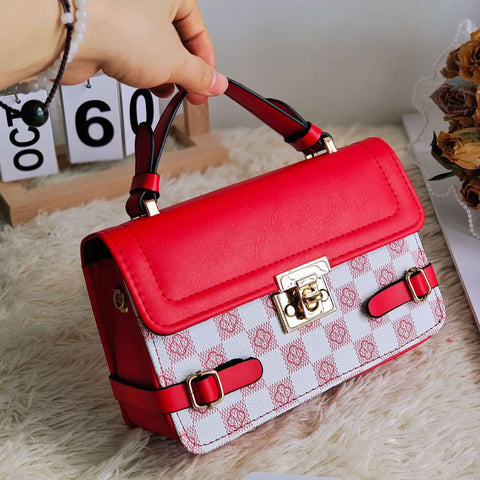 Comfortable Retro Small Square Pattern Ethnic Crossbody Bag - Fashionner