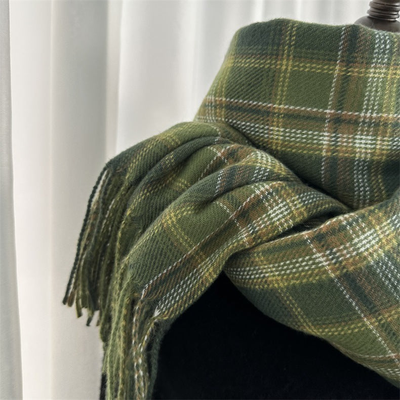 Fashion Plaid Scarf For Women - Fashionner